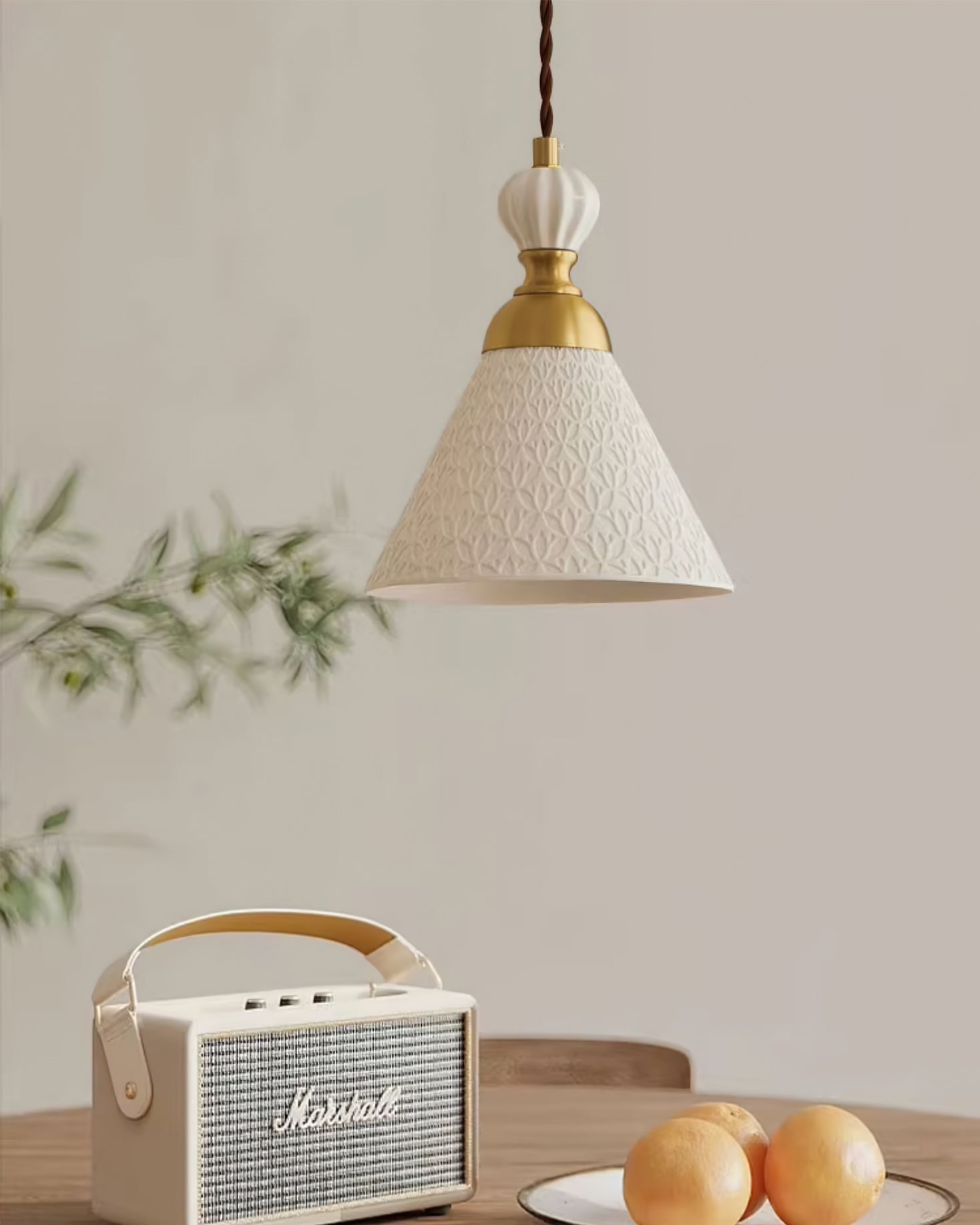 WINTHROP STONEWARE HANGING LANTERN