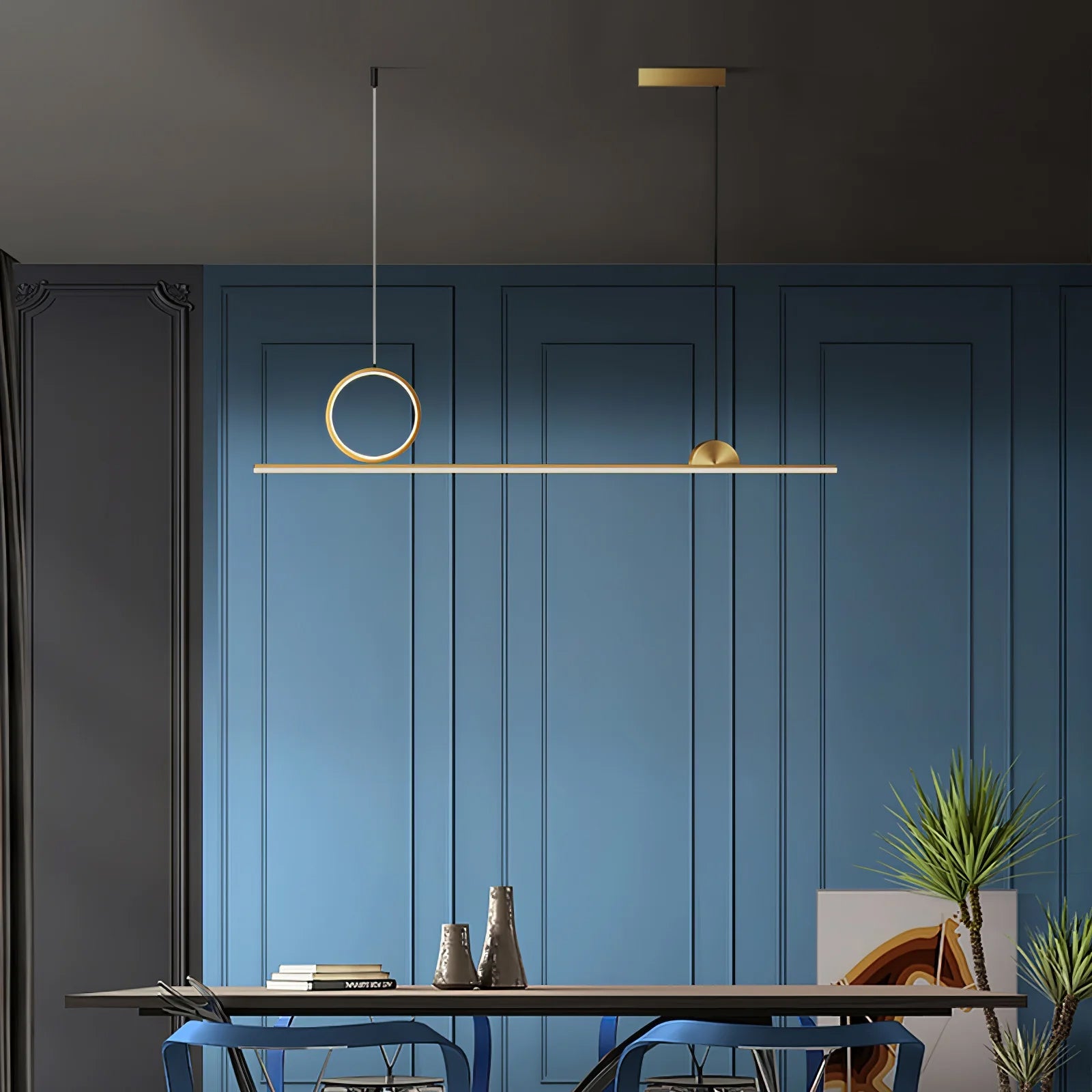 WINTHORPE CIRCULAR LINEAR HANGING LANTERN