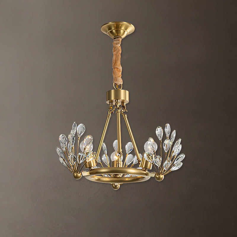 LAVENHAM FROSTED CRYSTAL CEILING LANTERN