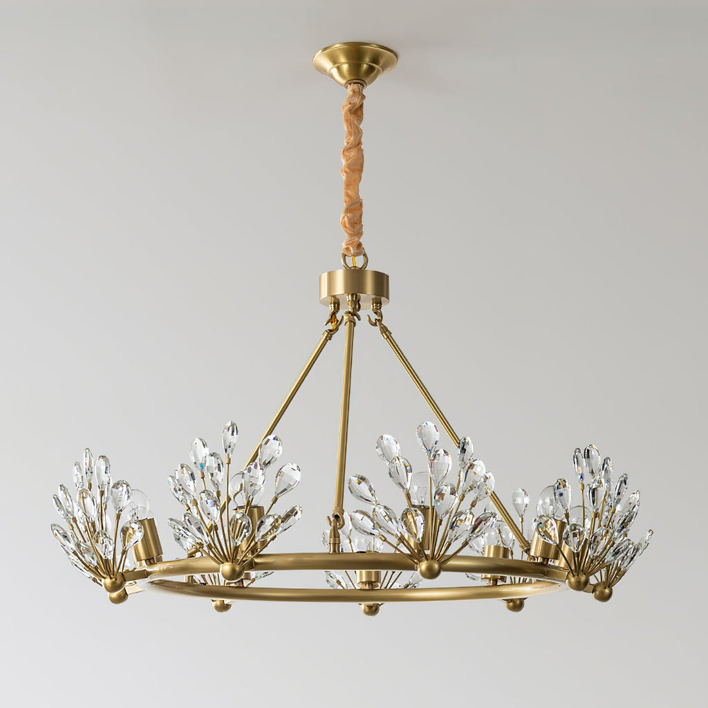 LAVENHAM FROSTED CRYSTAL CEILING LANTERN