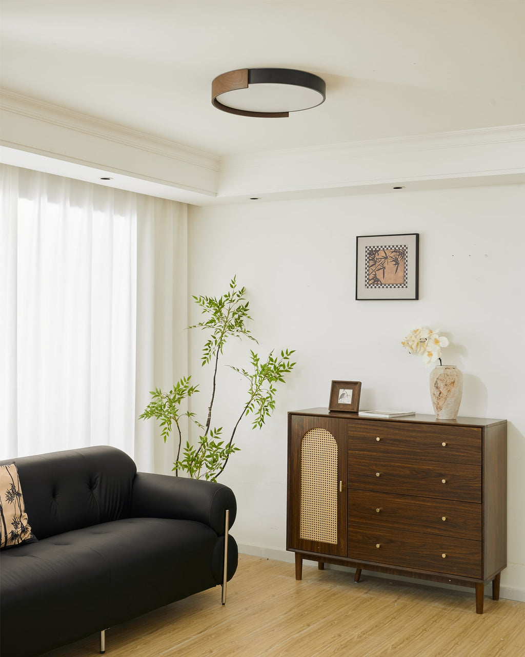 FENWICK RUSTIC WOODEN CEILING LANTERN