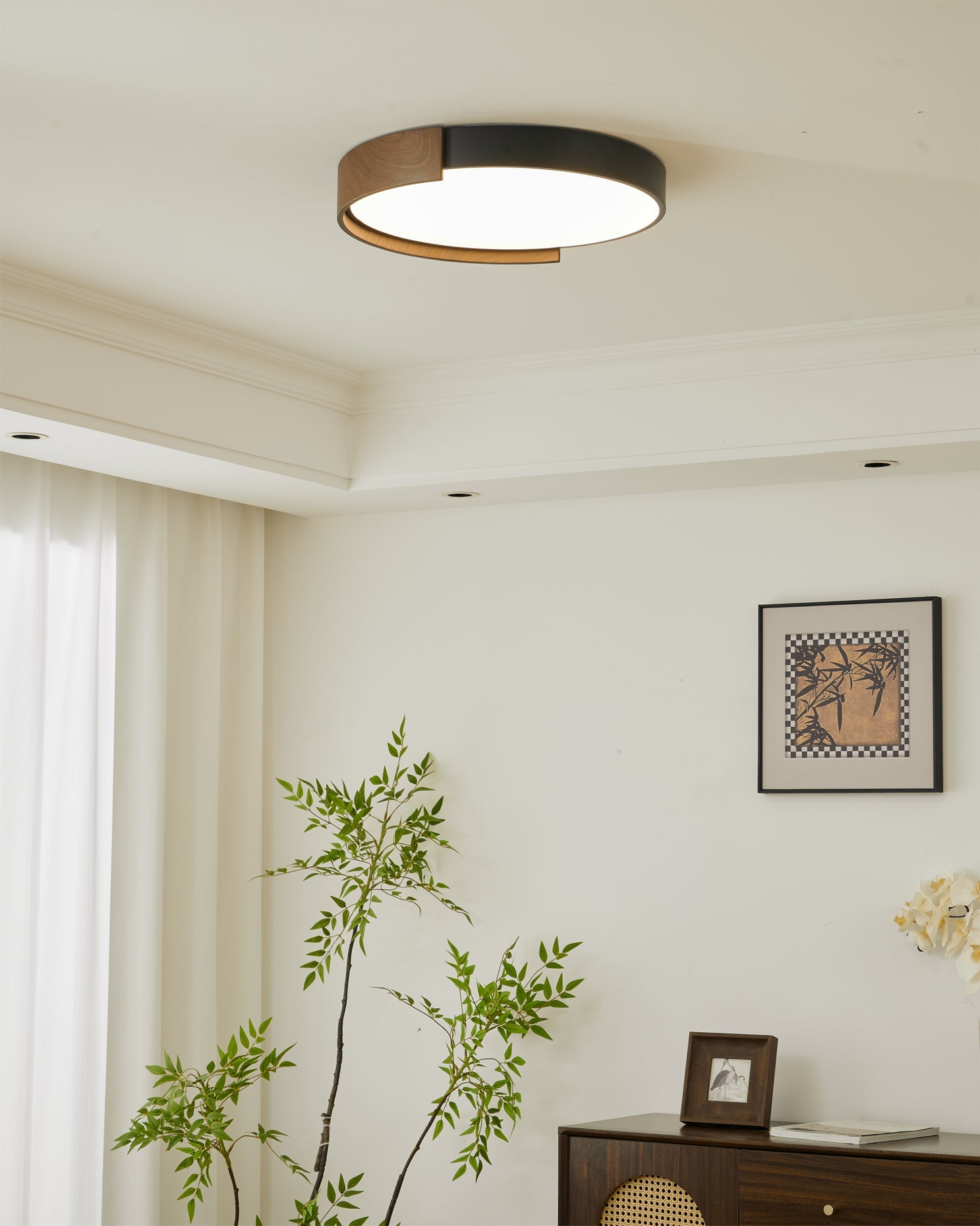 FENWICK RUSTIC WOODEN CEILING LANTERN