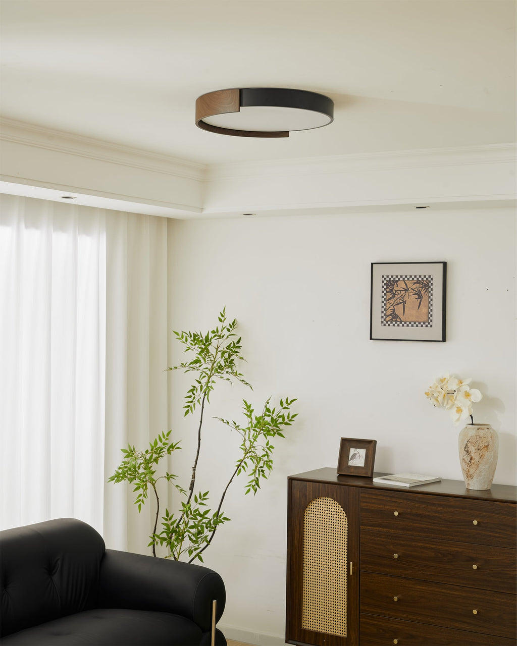 FENWICK RUSTIC WOODEN CEILING LANTERN