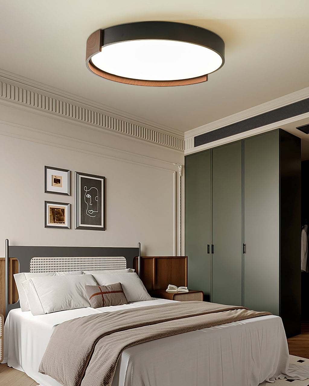 FENWICK RUSTIC WOODEN CEILING LANTERN