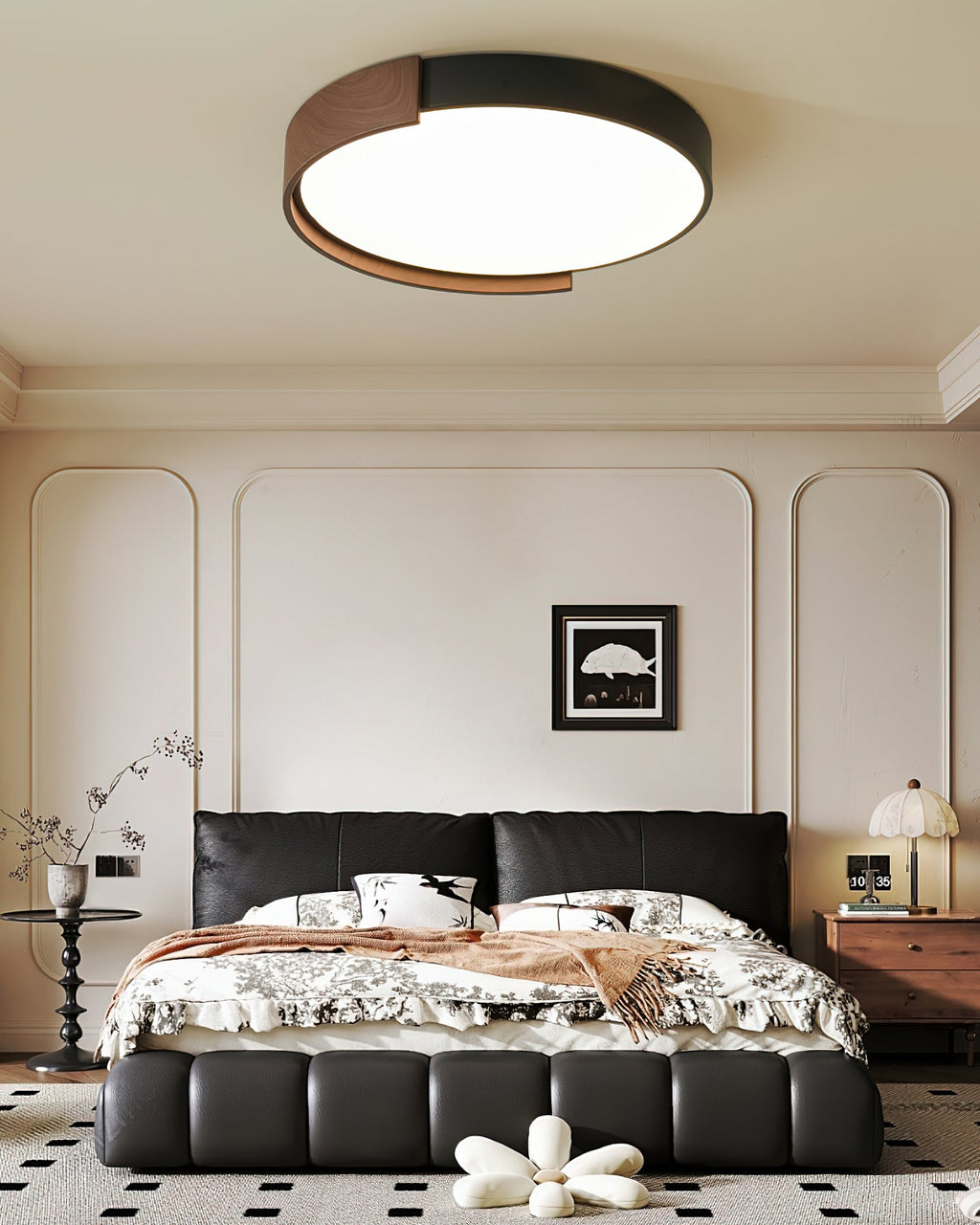 FENWICK RUSTIC WOODEN CEILING LANTERN