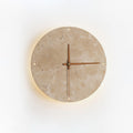 RAVENSTONE TRAVERTINE TIMEPIECE WALL SCONCE