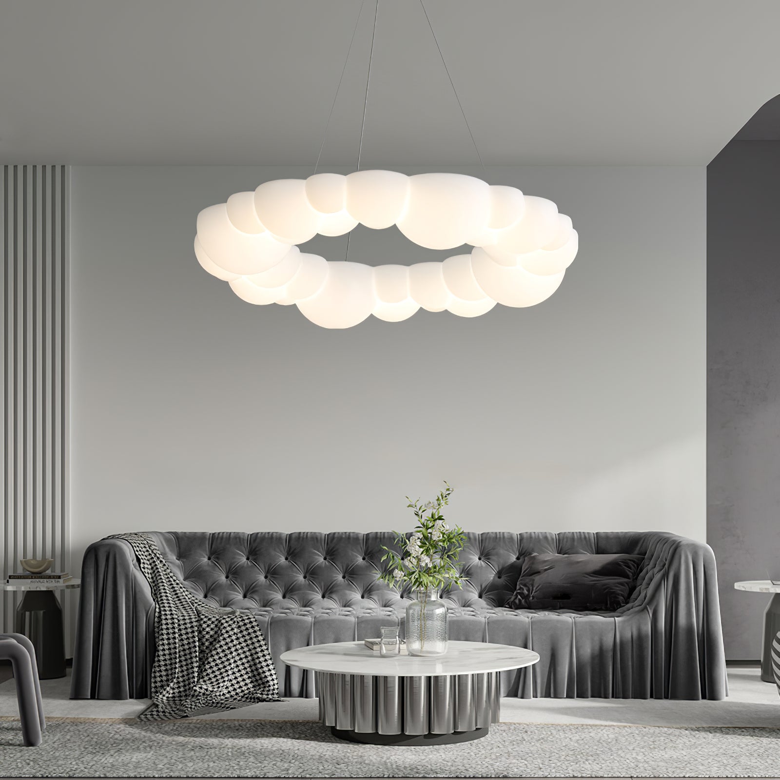 THISTLE CLOUD ORB LUMINAIRE