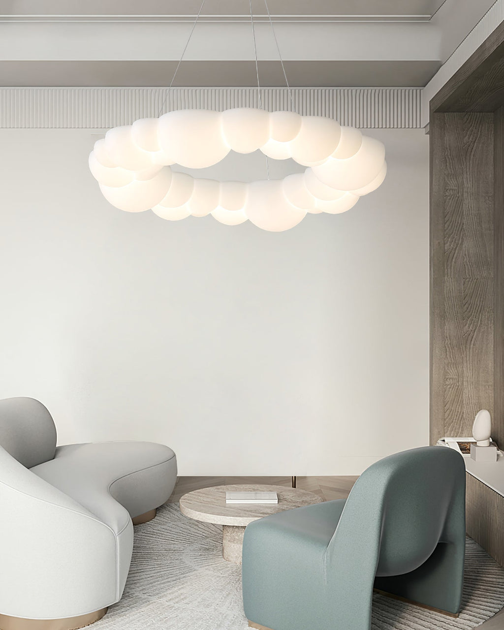 THISTLE CLOUD ORB LUMINAIRE