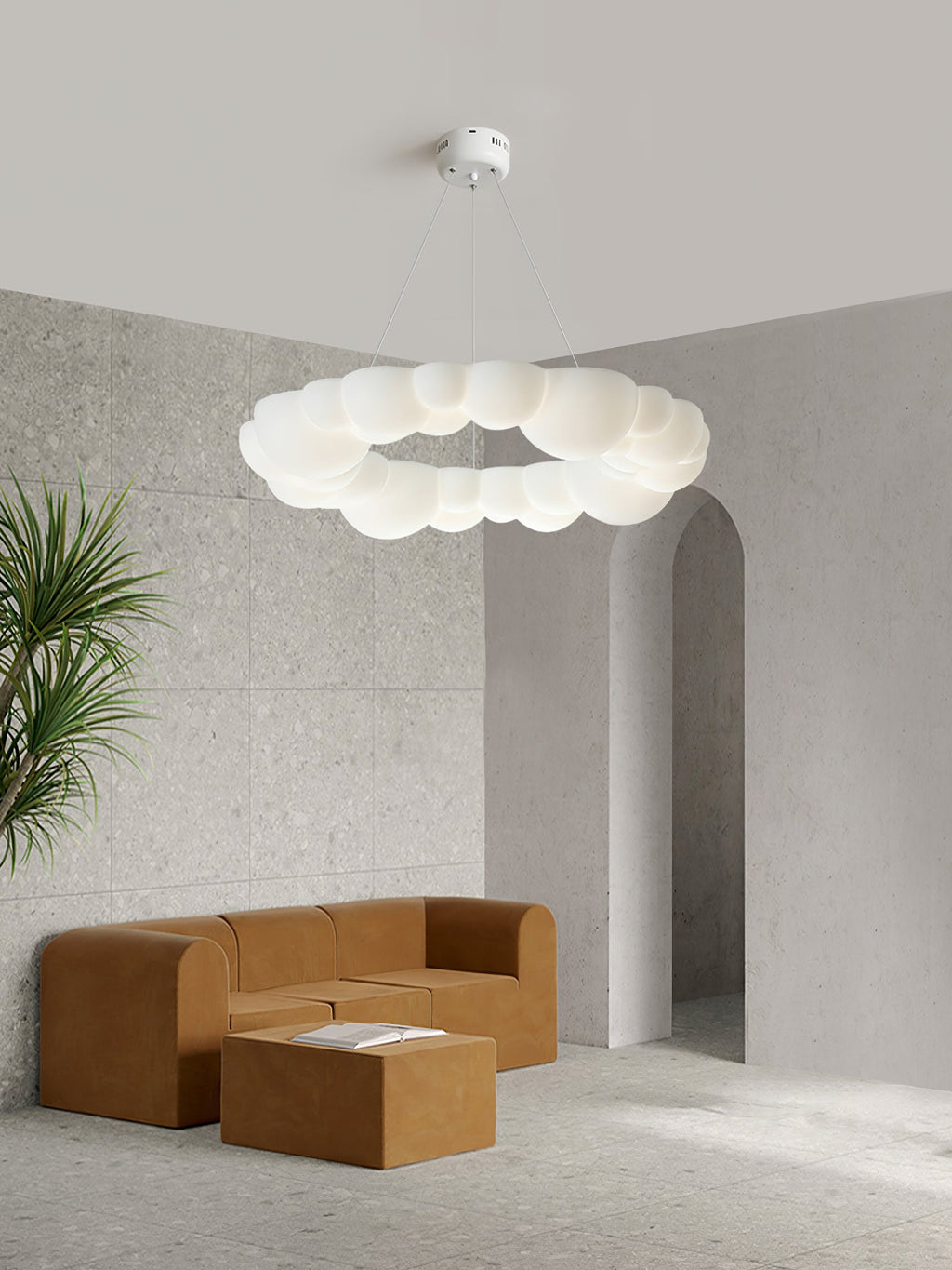 THISTLE CLOUD ORB LUMINAIRE
