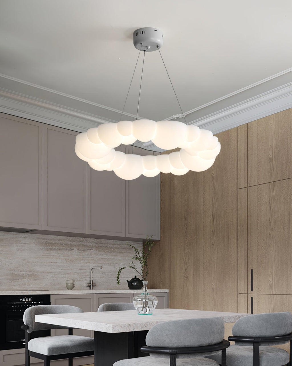 THISTLE CLOUD ORB LUMINAIRE