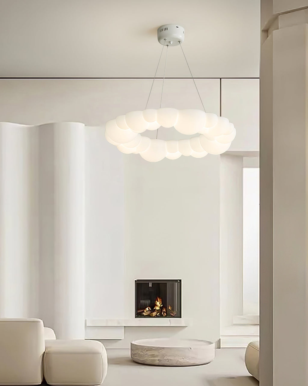 THISTLE CLOUD ORB LUMINAIRE