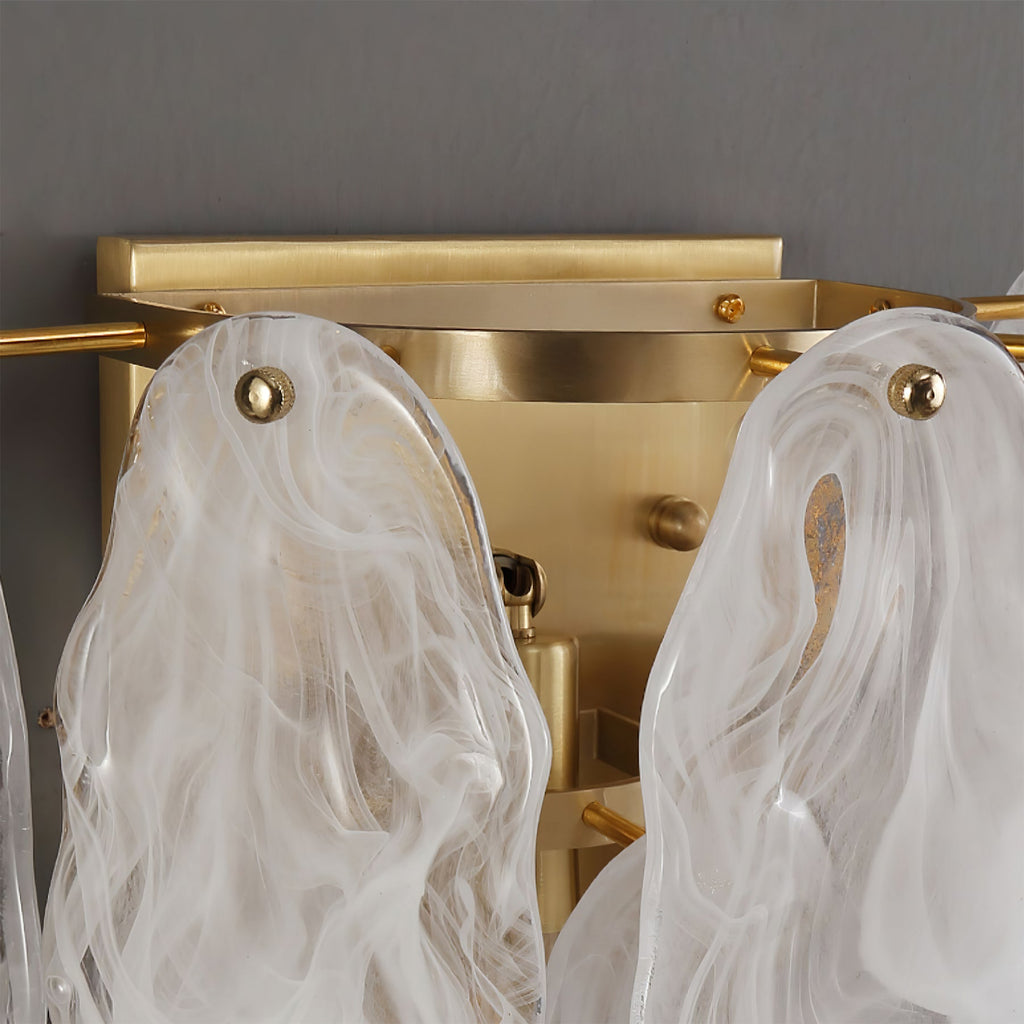 WINDSOR CLOUDY GLASS WALL SCONCE
