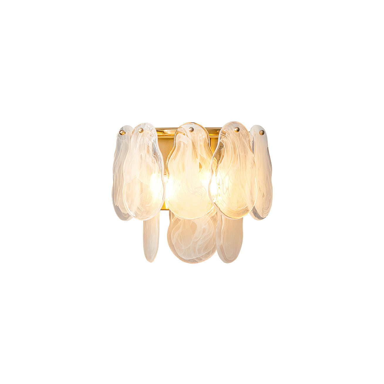 WINDSOR CLOUDY GLASS WALL SCONCE
