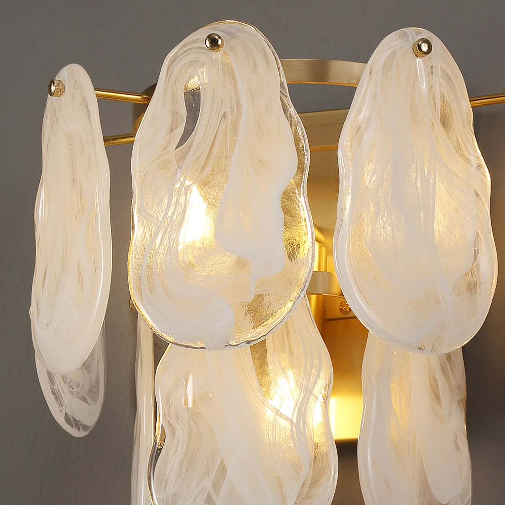 WINDSOR CLOUDY GLASS WALL SCONCE
