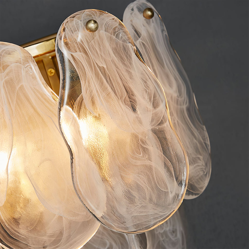 WINDSOR CLOUDY GLASS WALL SCONCE