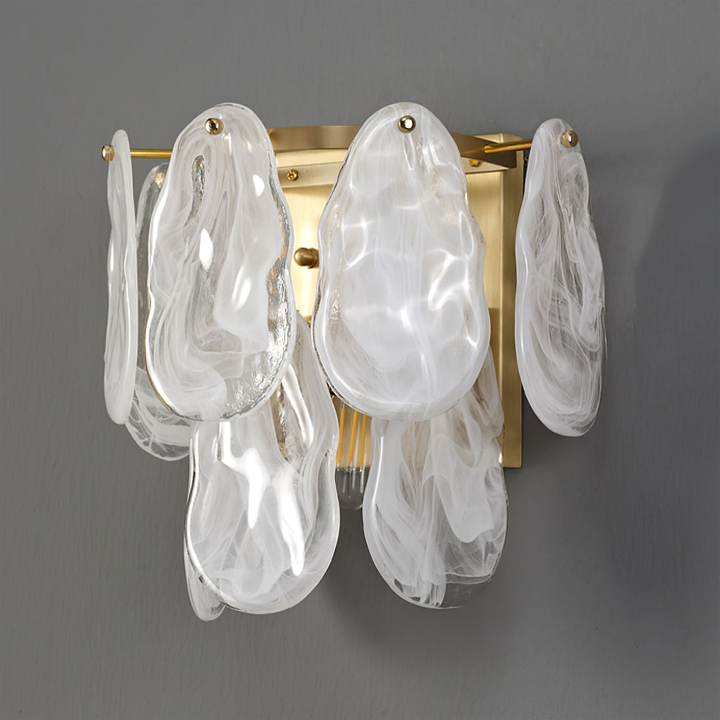 WINDSOR CLOUDY GLASS WALL SCONCE