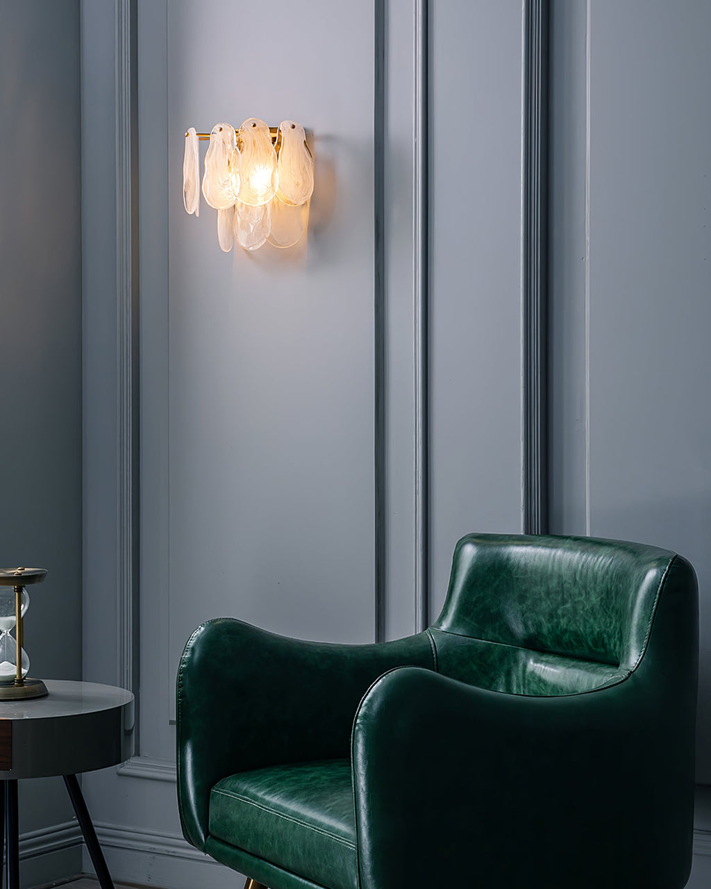 WINDSOR CLOUDY GLASS WALL SCONCE