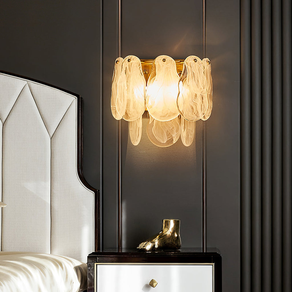 WINDSOR CLOUDY GLASS WALL SCONCE
