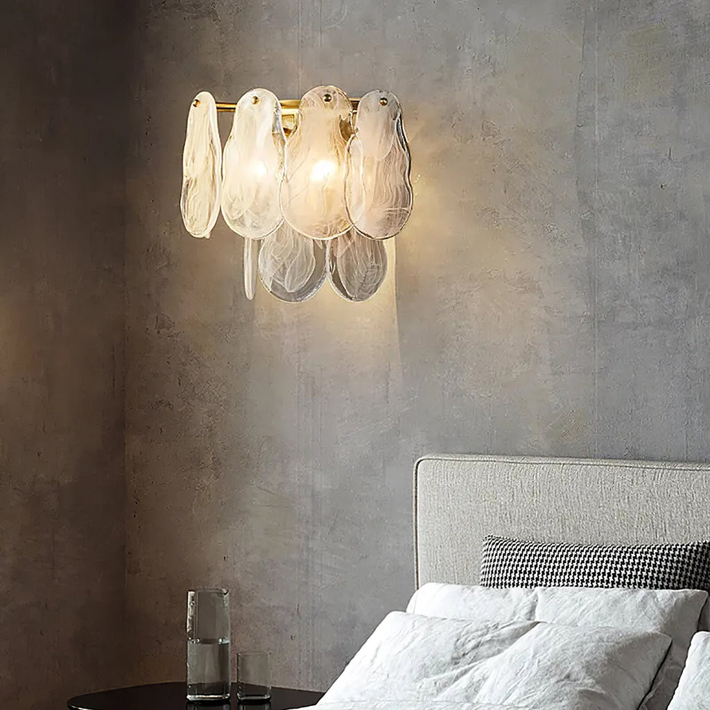 WINDSOR CLOUDY GLASS WALL SCONCE