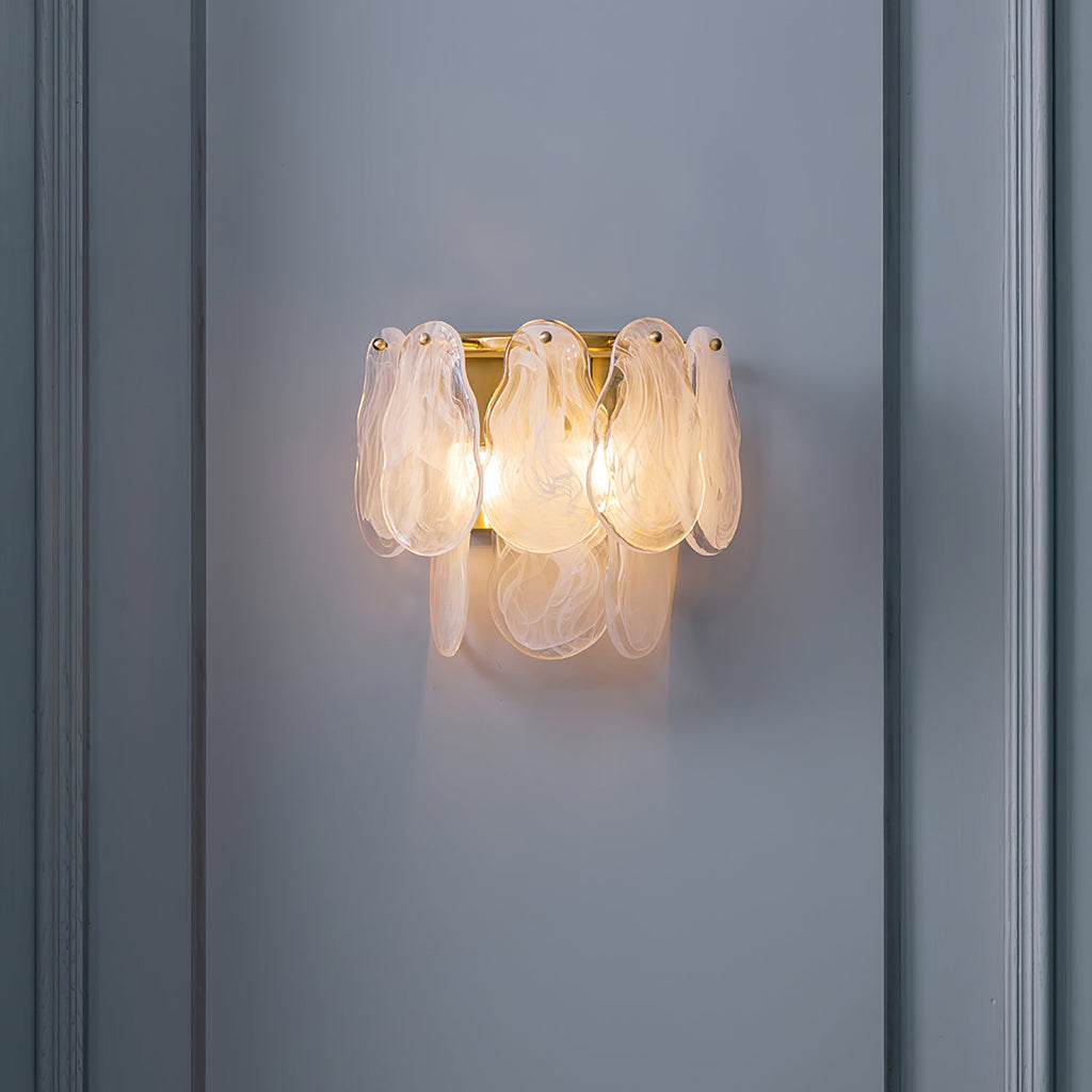 WINDSOR CLOUDY GLASS WALL SCONCE
