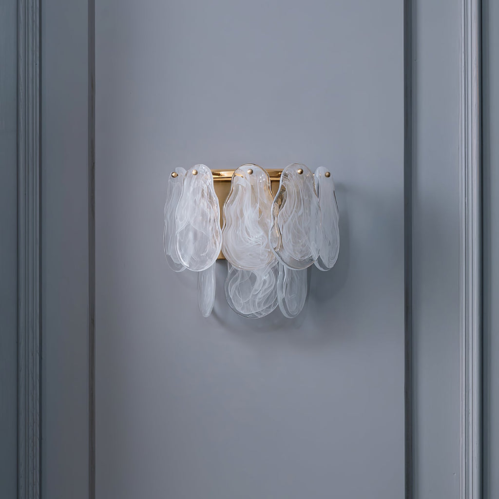 WINDSOR CLOUDY GLASS WALL SCONCE