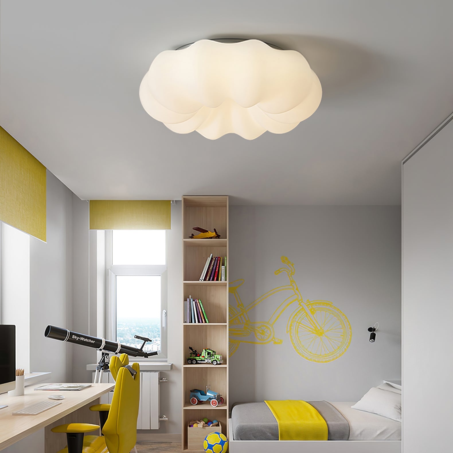 WHITBY CLOUD SCULPTED CEILING LANTERN