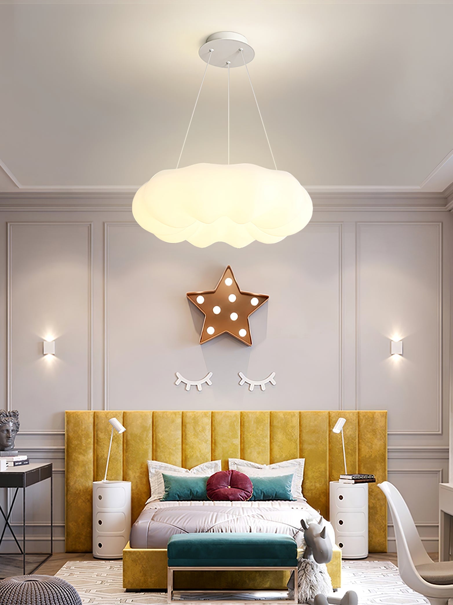 WHITBY CLOUD-SHAPED CEILING PENDANT