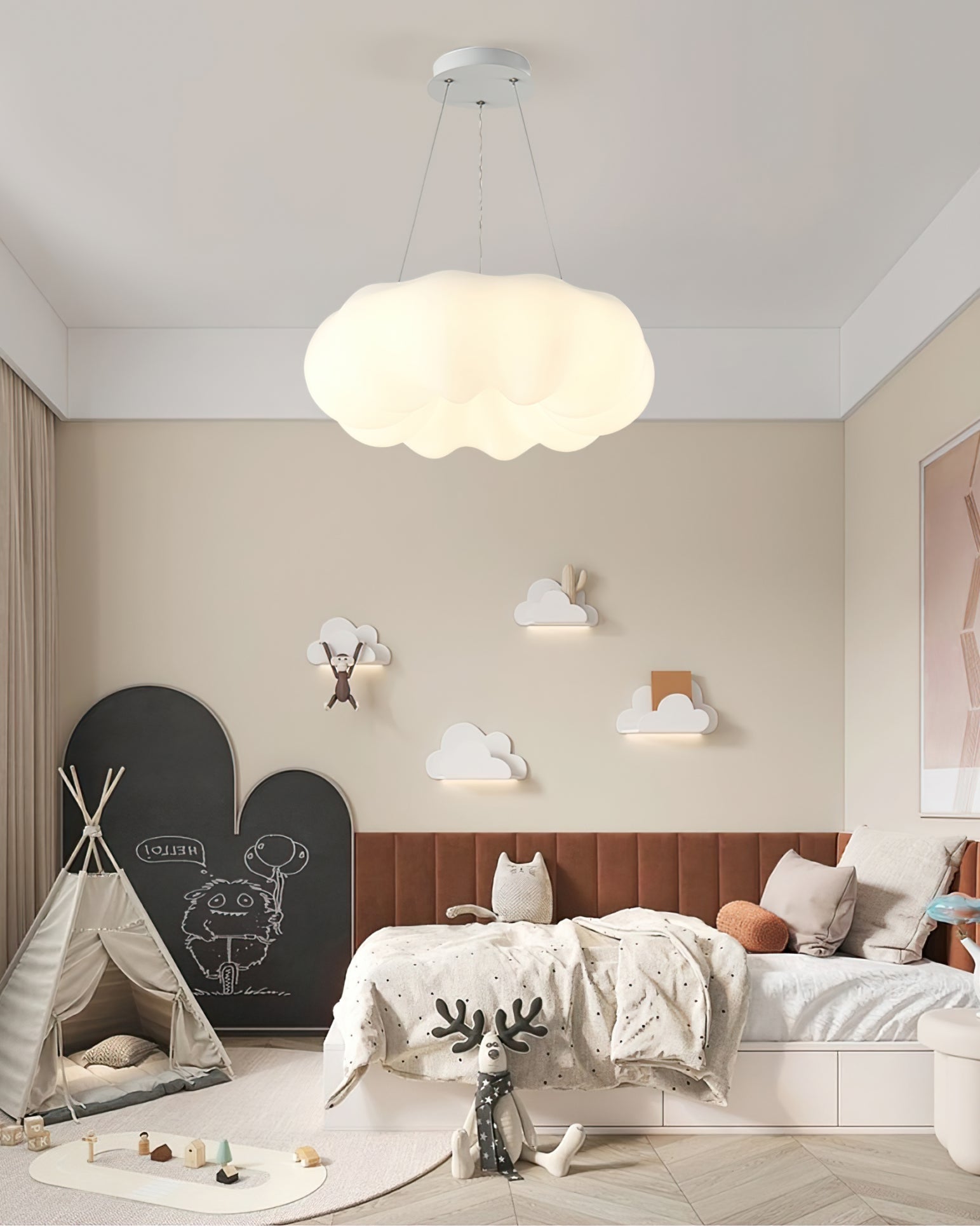 WHITBY CLOUD-SHAPED CEILING PENDANT