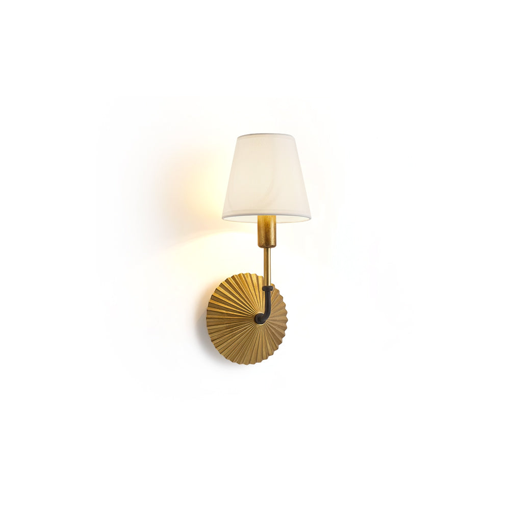 WINTHROP IVORY SHADE WALL SCONCE