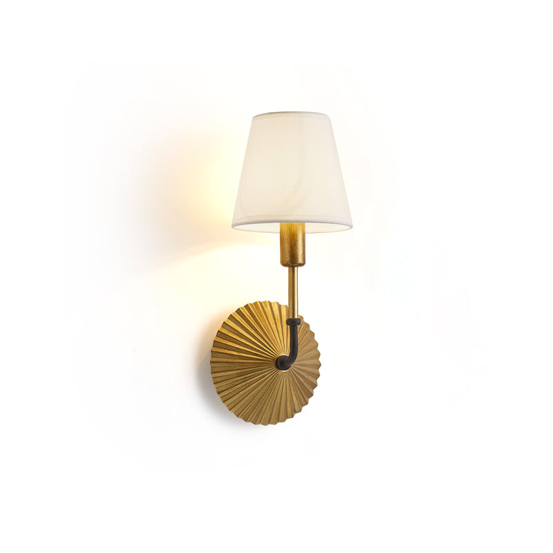 WINTHROP IVORY SHADE WALL SCONCE