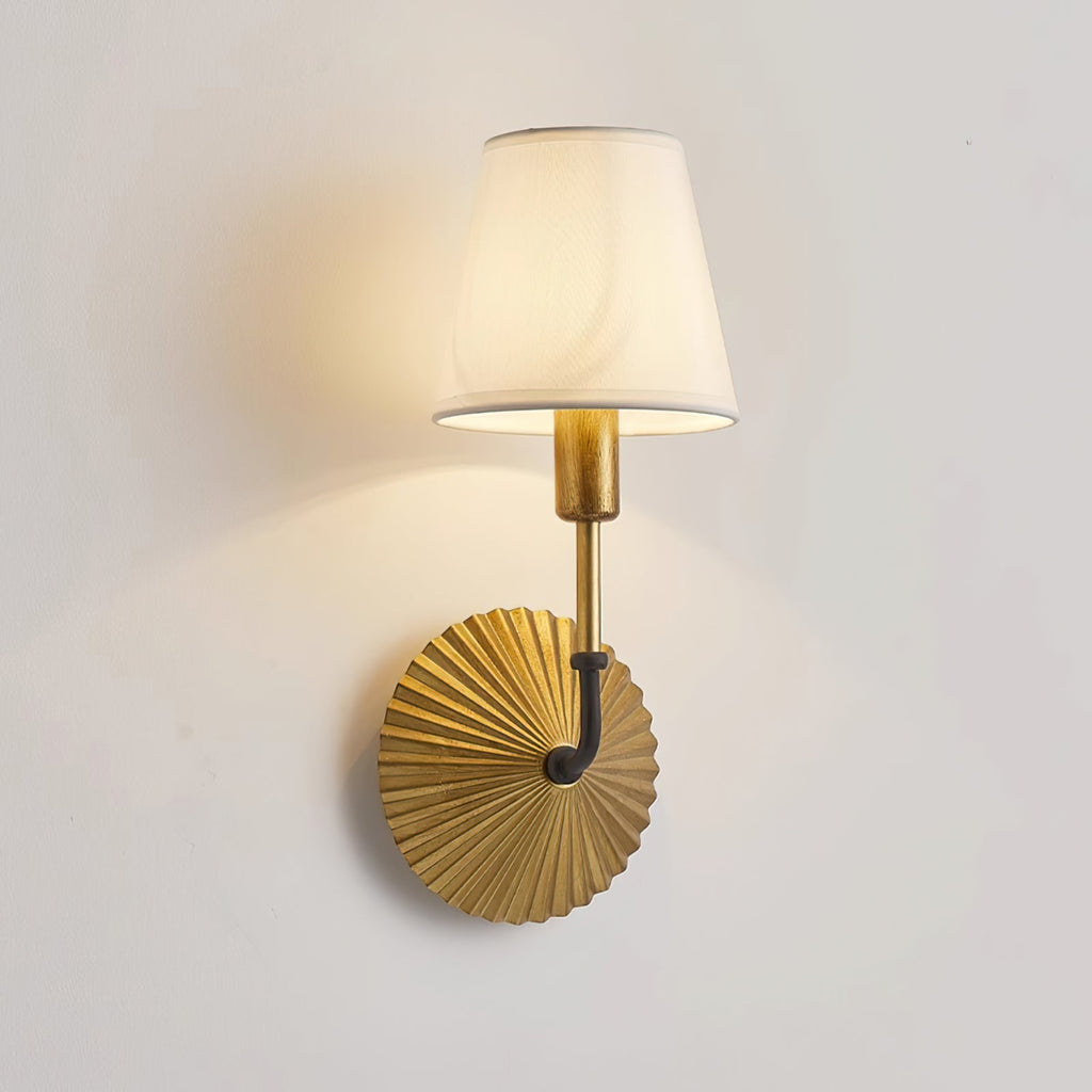 WINTHROP IVORY SHADE WALL SCONCE