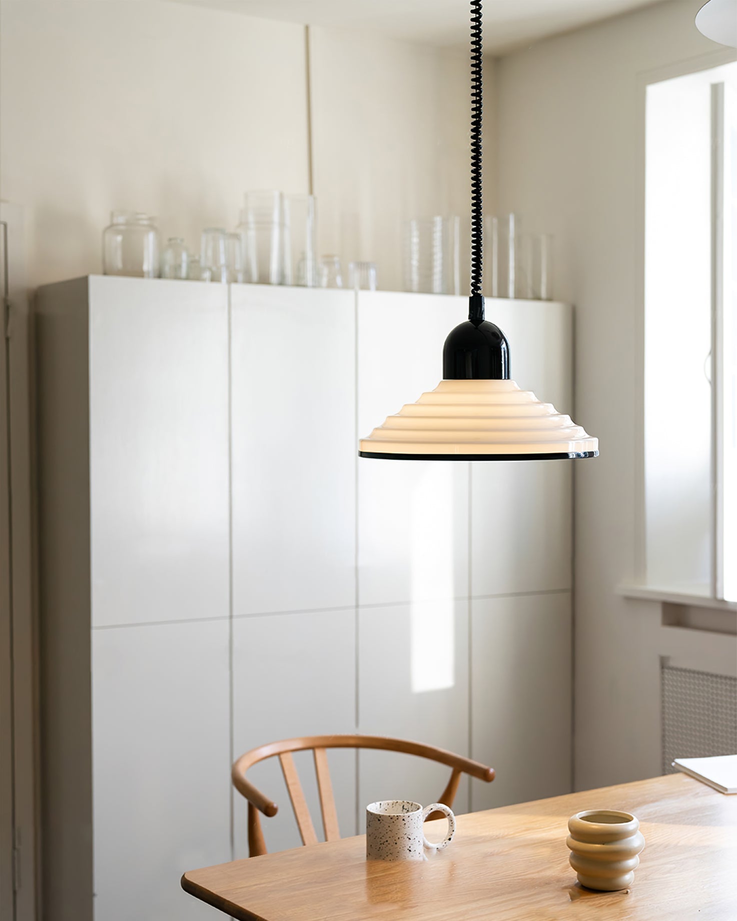 WINTHROP FROSTED GLASS HANGING LANTERN