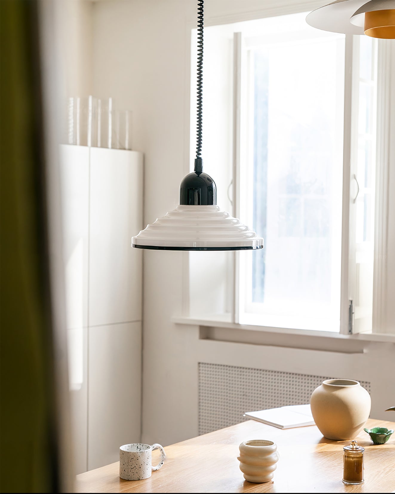 WINTHROP FROSTED GLASS HANGING LANTERN