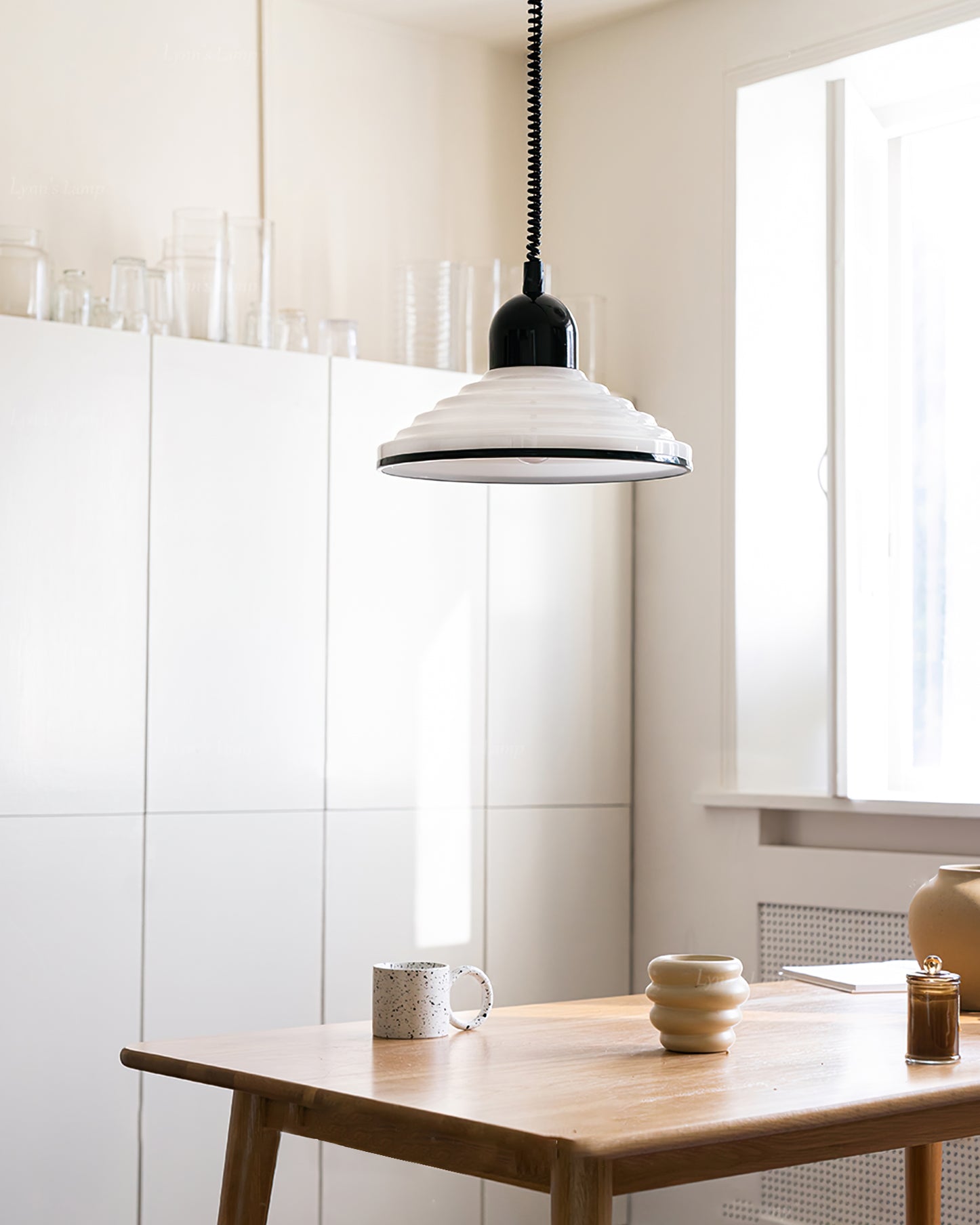 WINTHROP FROSTED GLASS HANGING LANTERN