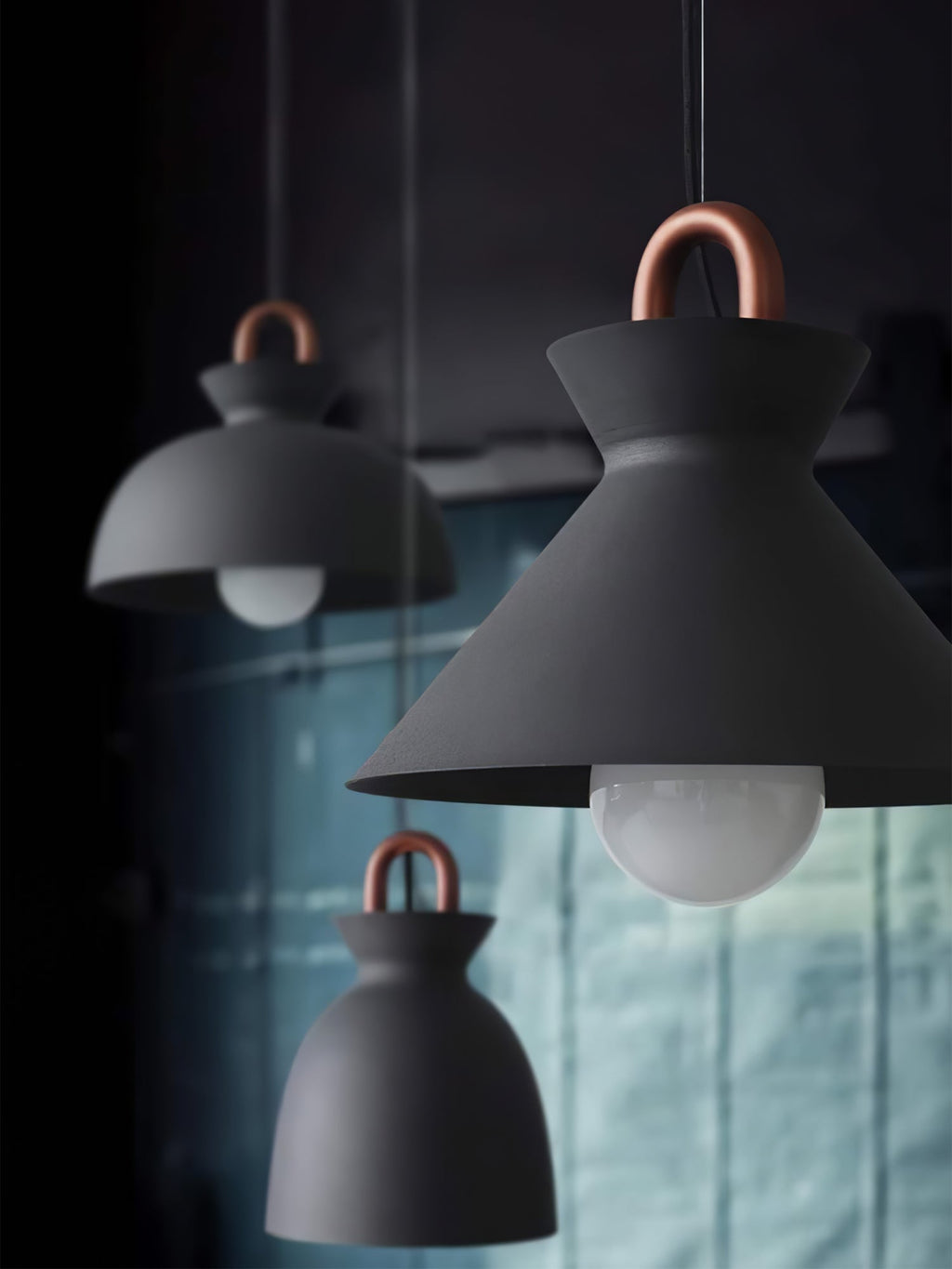 WHITBY SPIRAL ILLUMINATION HANGING LAMP