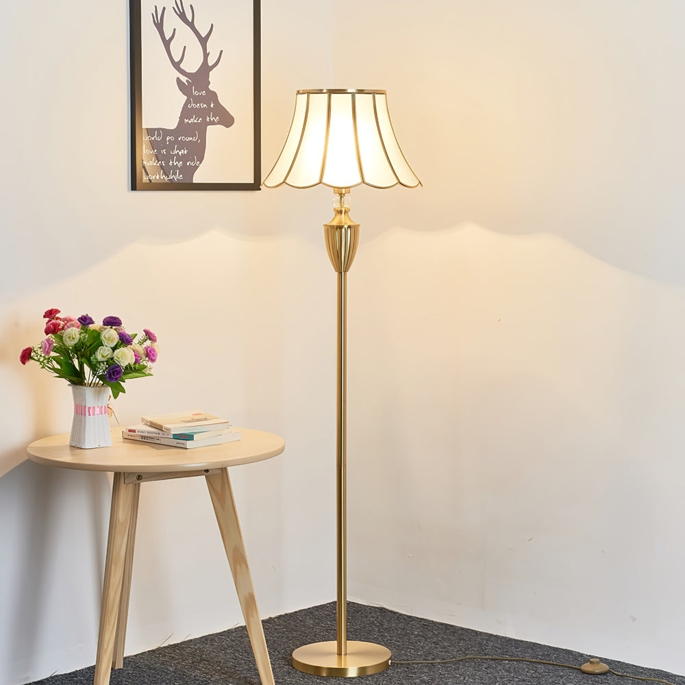 WINTHROP BRASS STANDING ILLUMINATOR