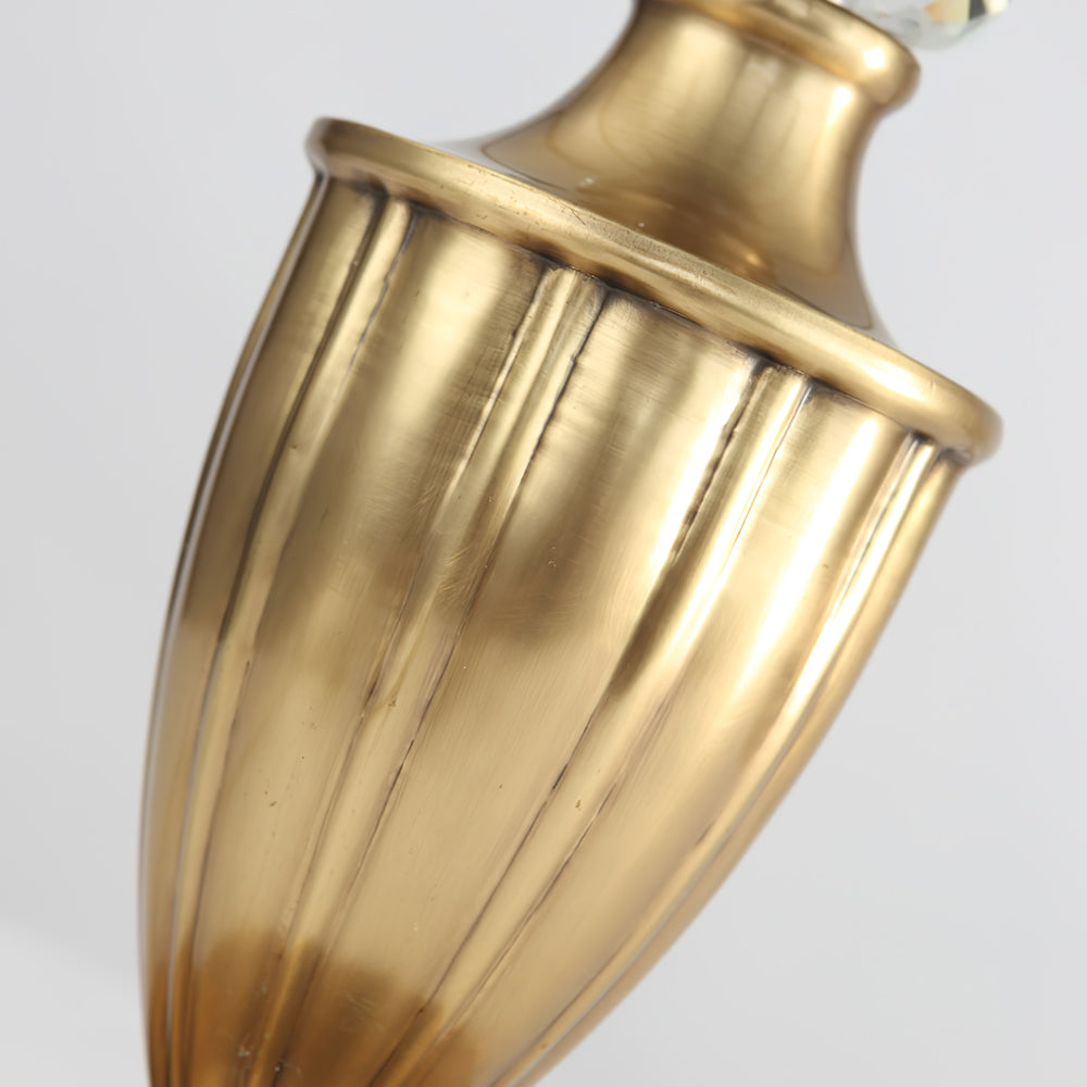 WINTHORPE CRYSTAL ENCRUSTED TABLE LANTERN