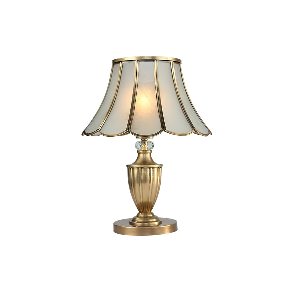 WINTHORPE CRYSTAL ENCRUSTED TABLE LANTERN