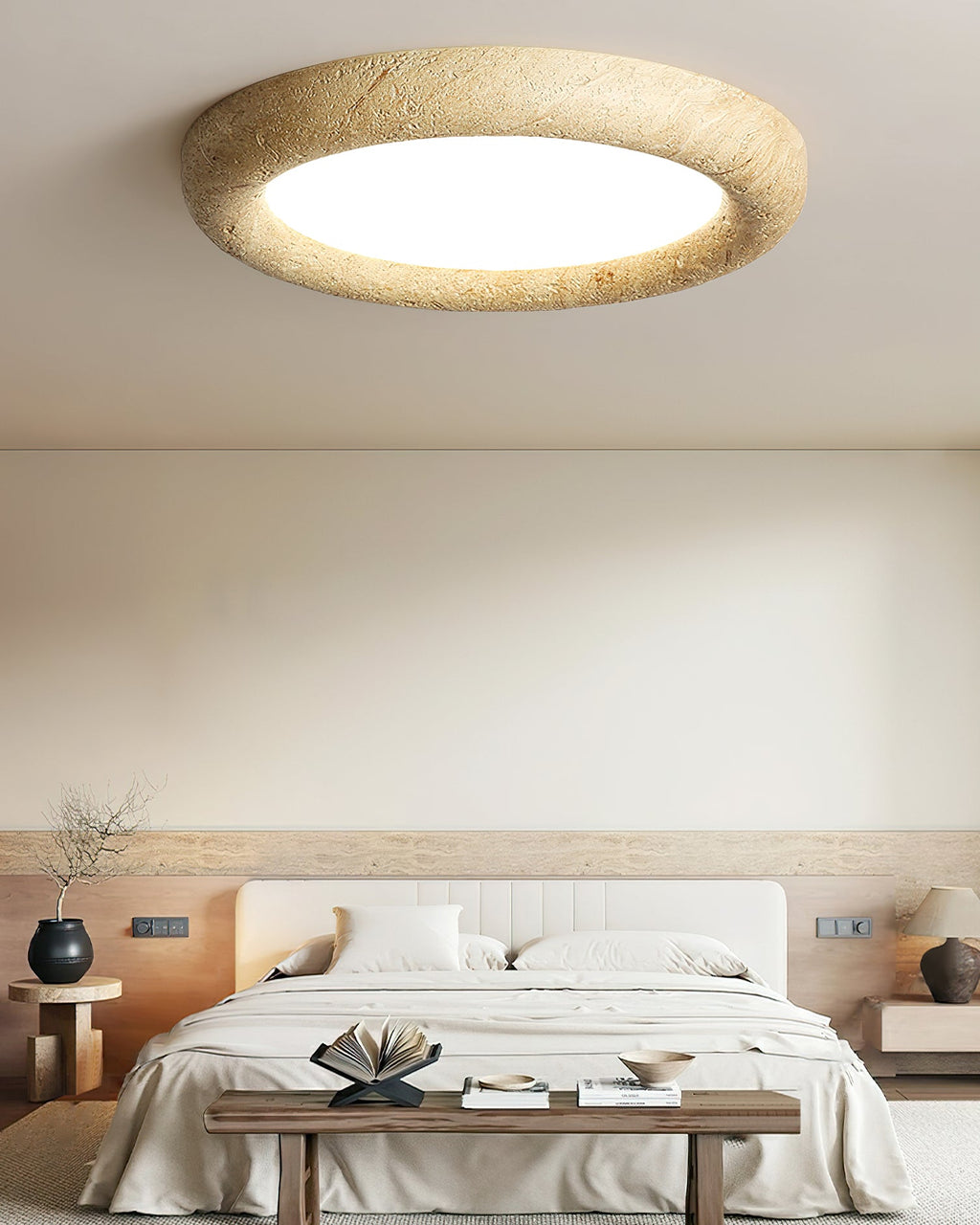 WINTHORPE MINIMALIST FLUSH MOUNT LIGHT