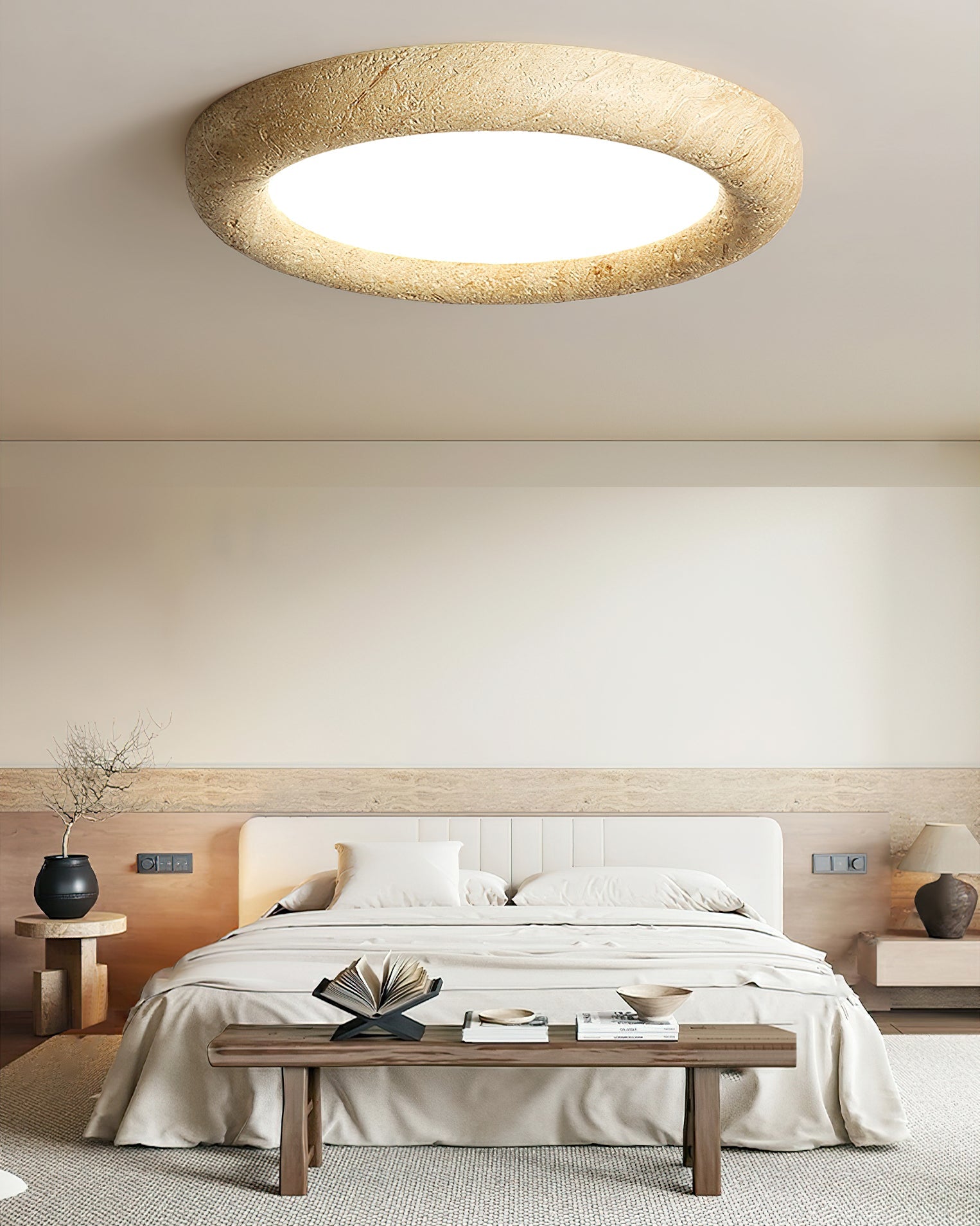 WINTHORPE MINIMALIST FLUSH MOUNT LIGHT