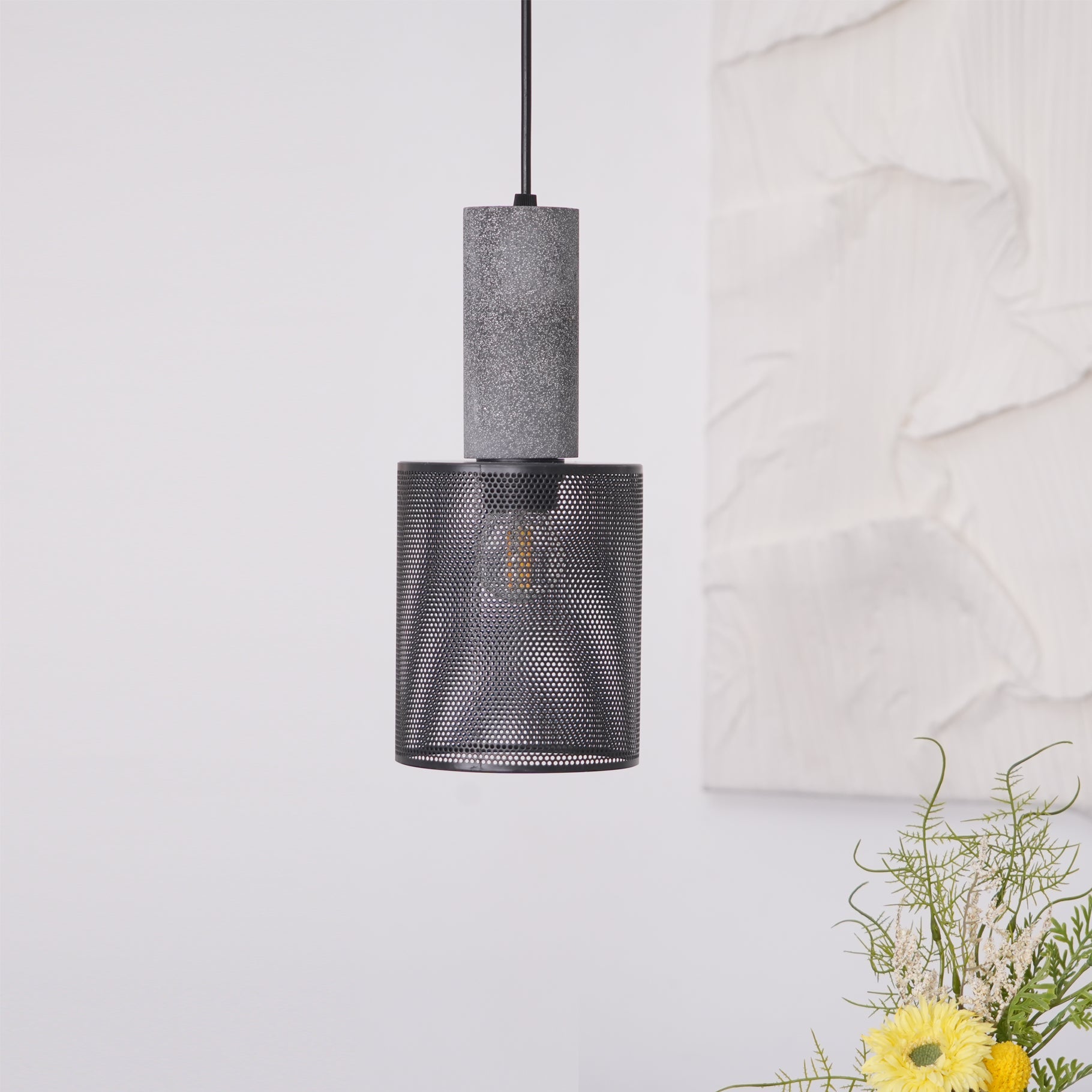 WINTHROP CONCRETE HANGING LANTERN