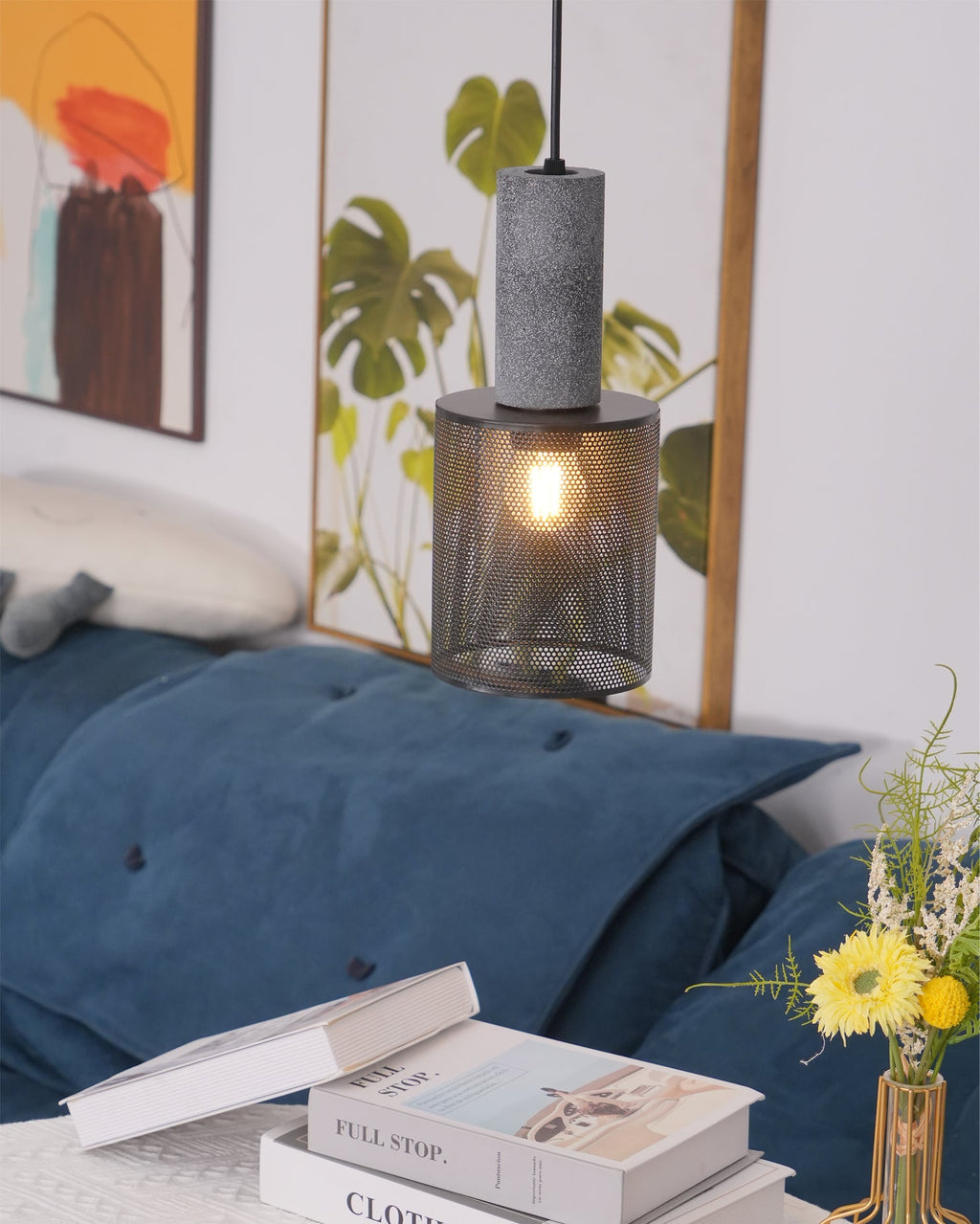 WINTHROP CONCRETE HANGING LANTERN