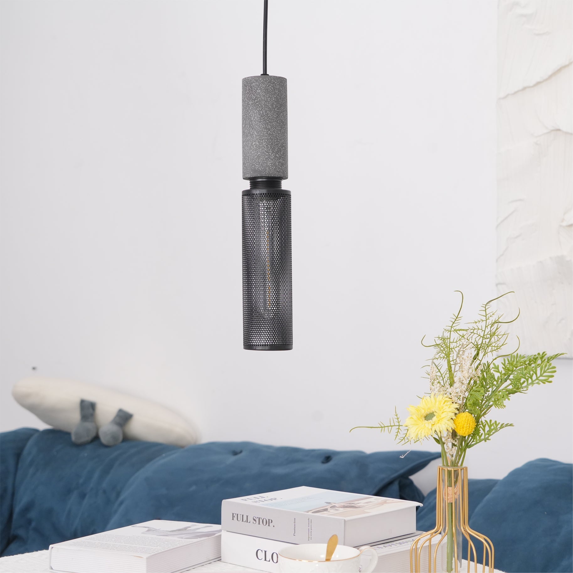 WINTHROP CONCRETE HANGING LANTERN