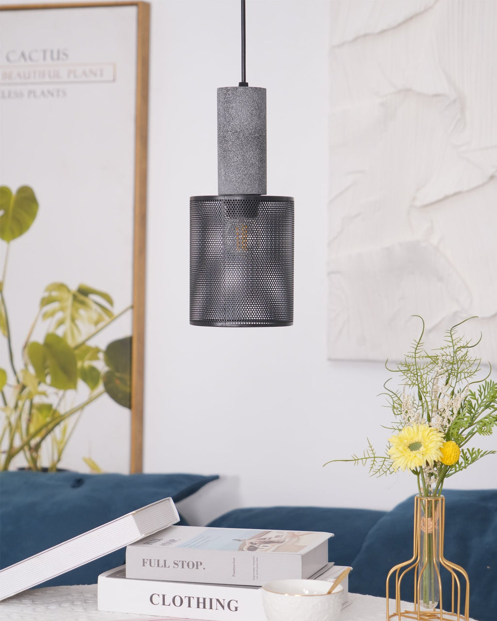WINTHROP CONCRETE HANGING LANTERN