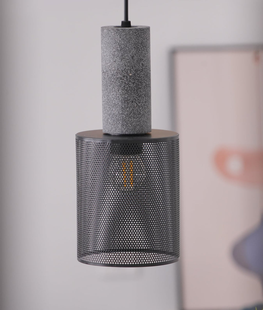 WINTHROP CONCRETE HANGING LANTERN