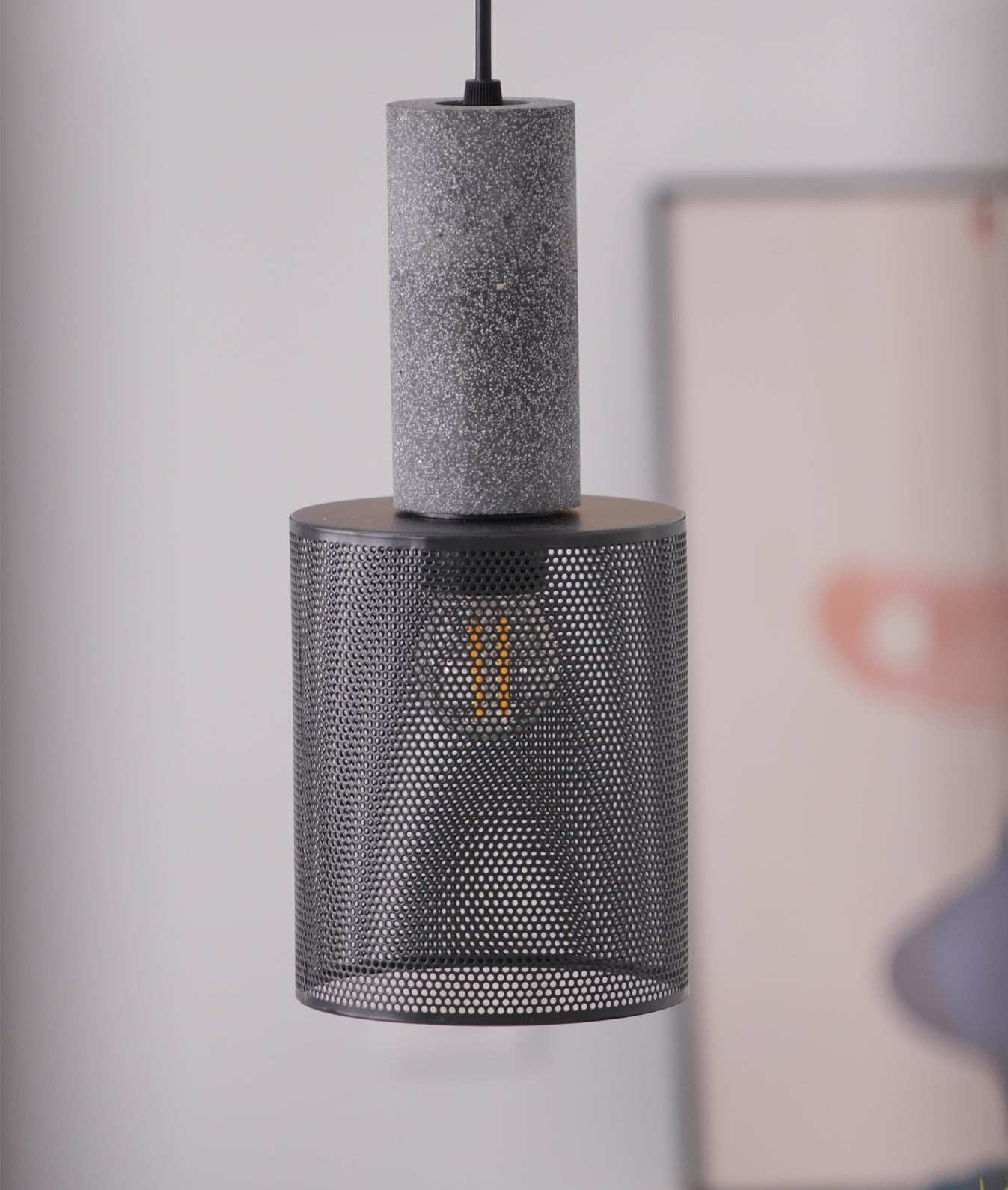 WINTHROP CONCRETE HANGING LANTERN