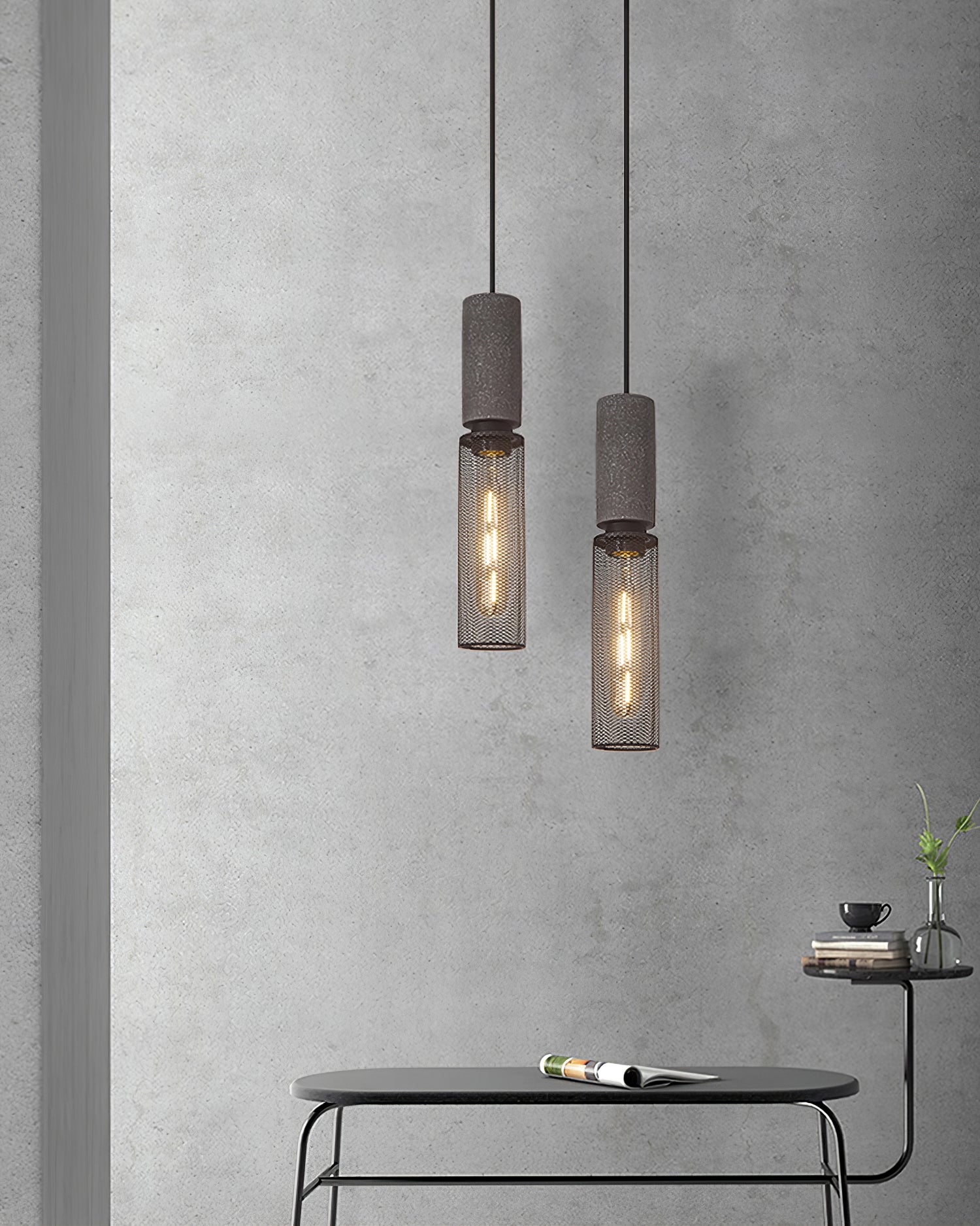 CAVENDISH CEMENT GLOW PENDANT