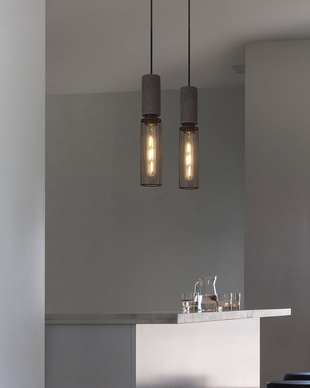 CAVENDISH CEMENT GLOW PENDANT