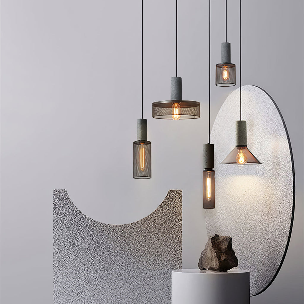 WINTHROP CONCRETE HANGING LANTERN