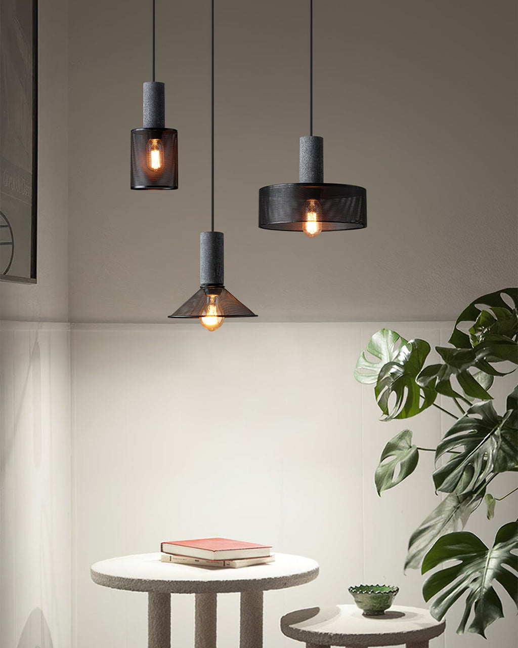 CAVENDISH CEMENT GLOW PENDANT